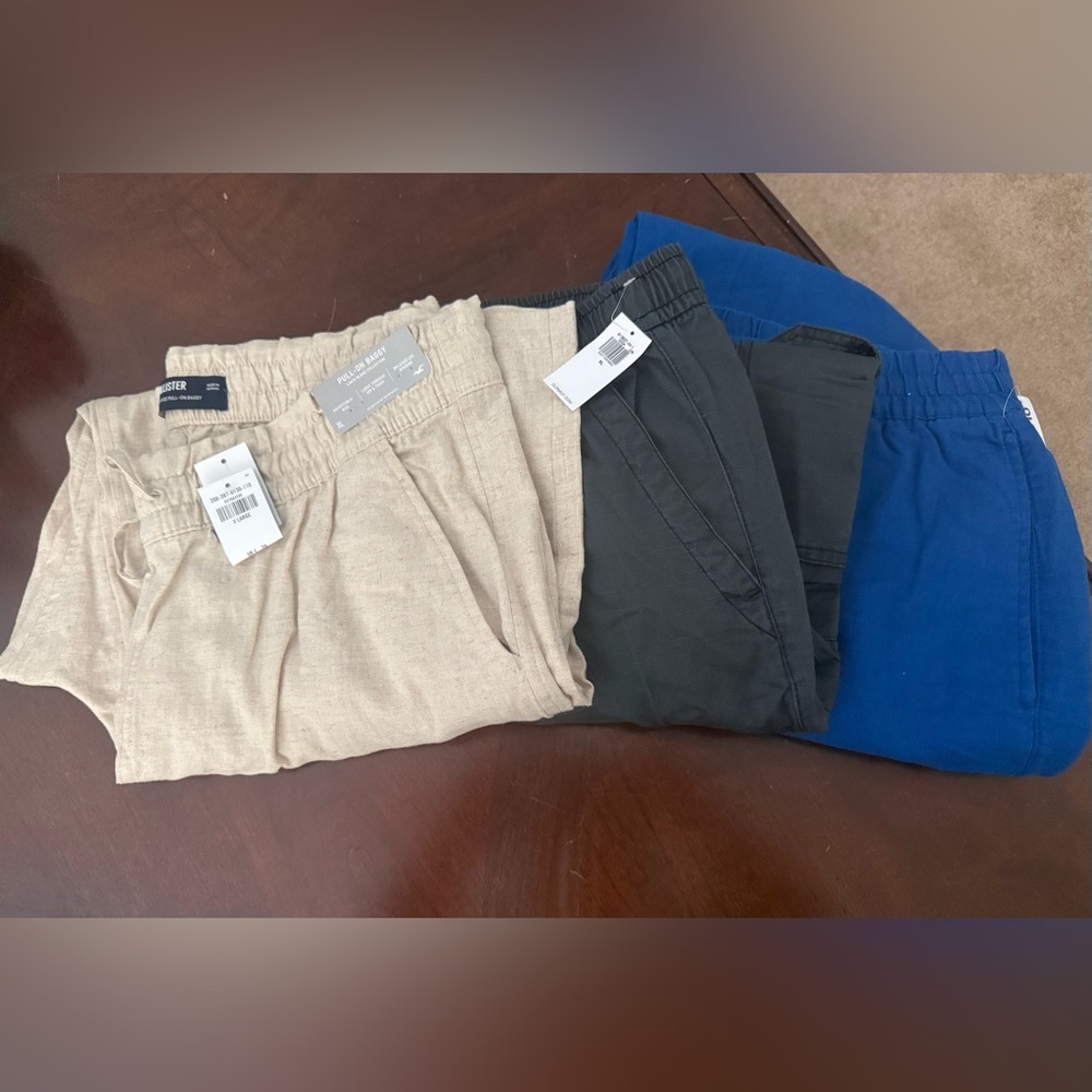 3 pairs of Women’s Linen Pants- new with tags - size XL